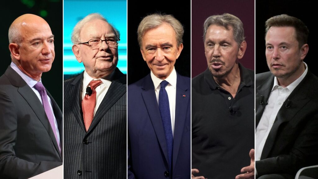 Top 5 Richest Men in the World
