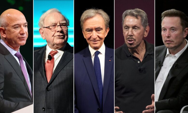 Top 5 Richest Men in the World